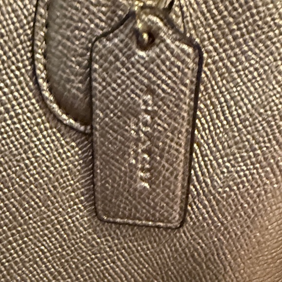 Coach Metallic Gold Satchel - Picture 2 of 7